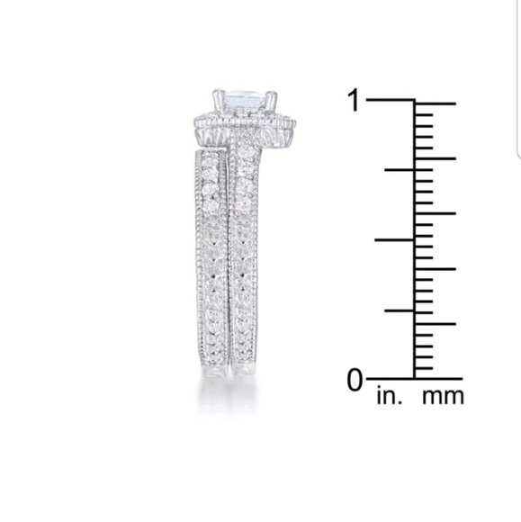 3.9 CT SOLITAIRE BRIDAL ENGAGEMENT RING 14KT WHITE - Picture 4 of 6